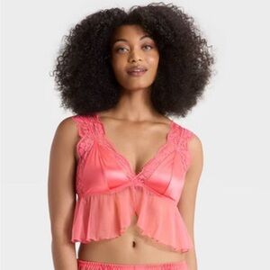Auden Lace Lingerie Top XL NWT